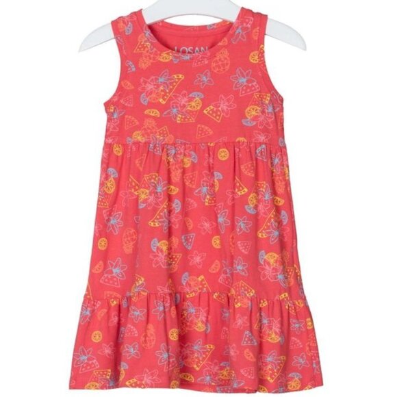 NWT Losan coral fruit print dress - Picture 1 of 4